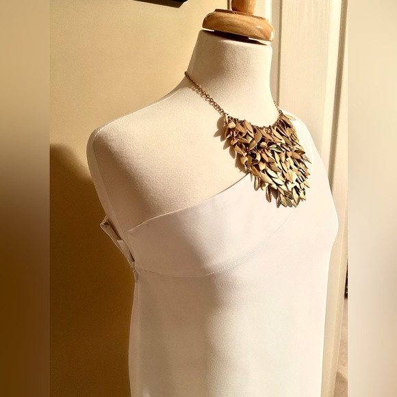 BANANA REPUBLIC one-shoulder blouse, size XS - Picture 3 of 7